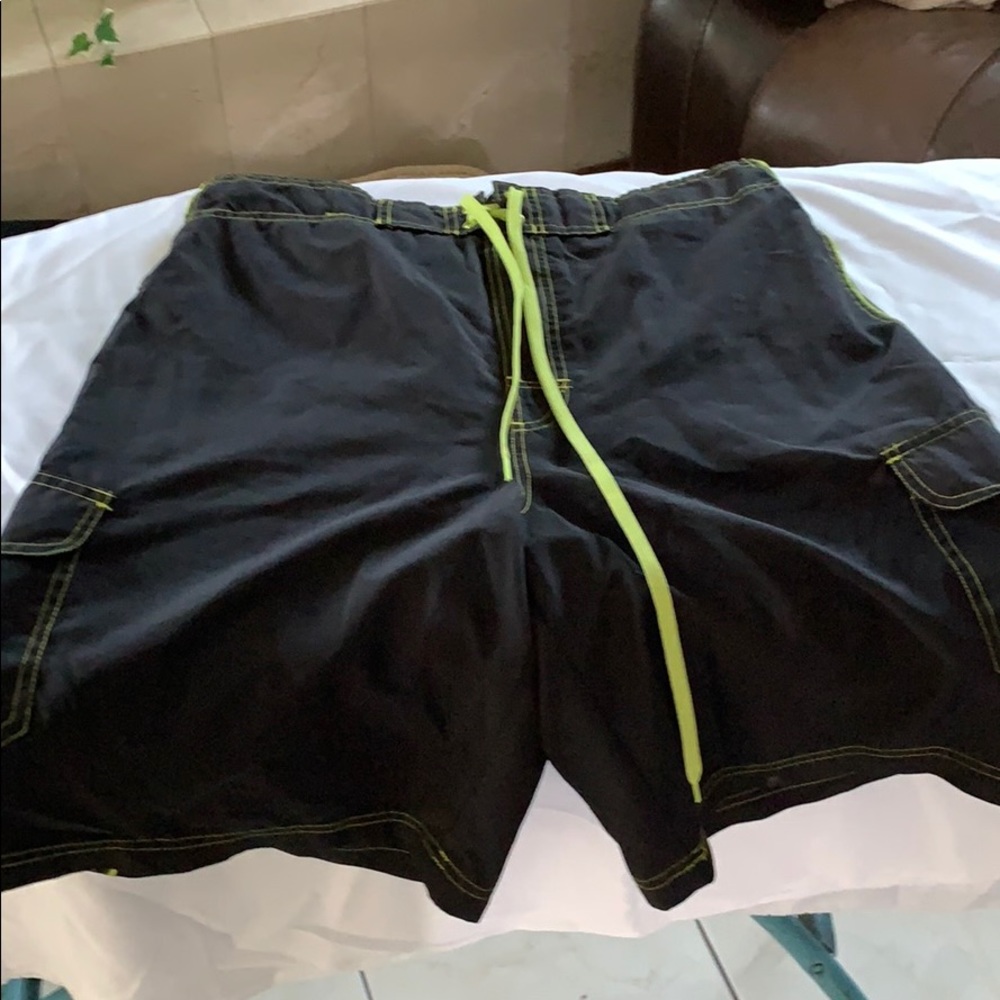 Medium Liquid Wave Mens Swim Trunks